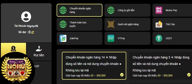 Cách nạp tiền siêu nhanh chóng tại King88