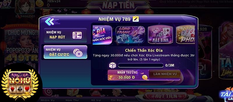 Chương trình khuyến mãi sốc tại 789 Club